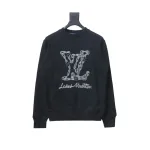 EM Sneakers Louis Vuitton LV Sweatshirt Chain Embroidery Crew Neck