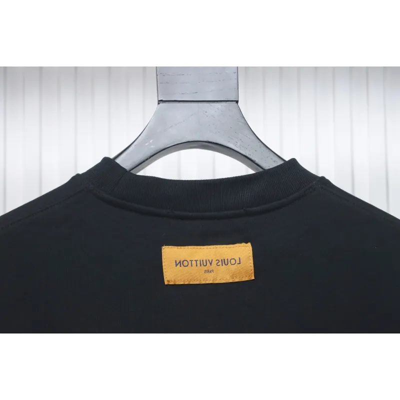 EM Sneakers Louis Vuitton LV Sweatshirt Chain Embroidery Crew Neck