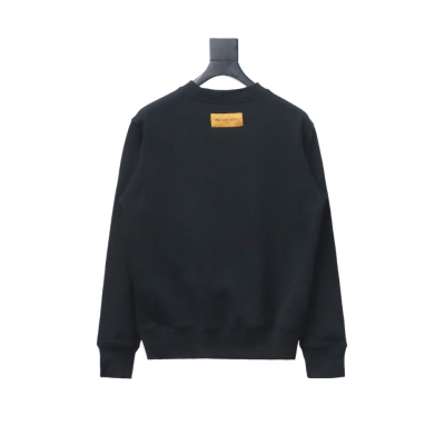 EM Sneakers Louis Vuitton LV Sweatshirt Chain Embroidery Crew Neck 02