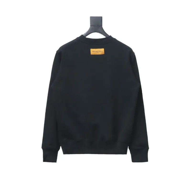 EM Sneakers Louis Vuitton LV Sweatshirt Chain Embroidery Crew Neck