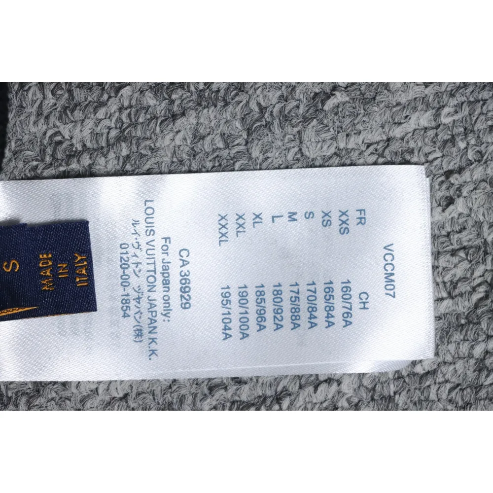 EM Sneakers Louis Vuitton LV Sweatshirt Chain Embroidery Crew Neck