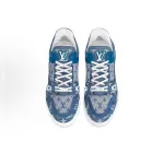 EM Sneakers Louis Vuitton Trainer Sneaker Denim Monogram