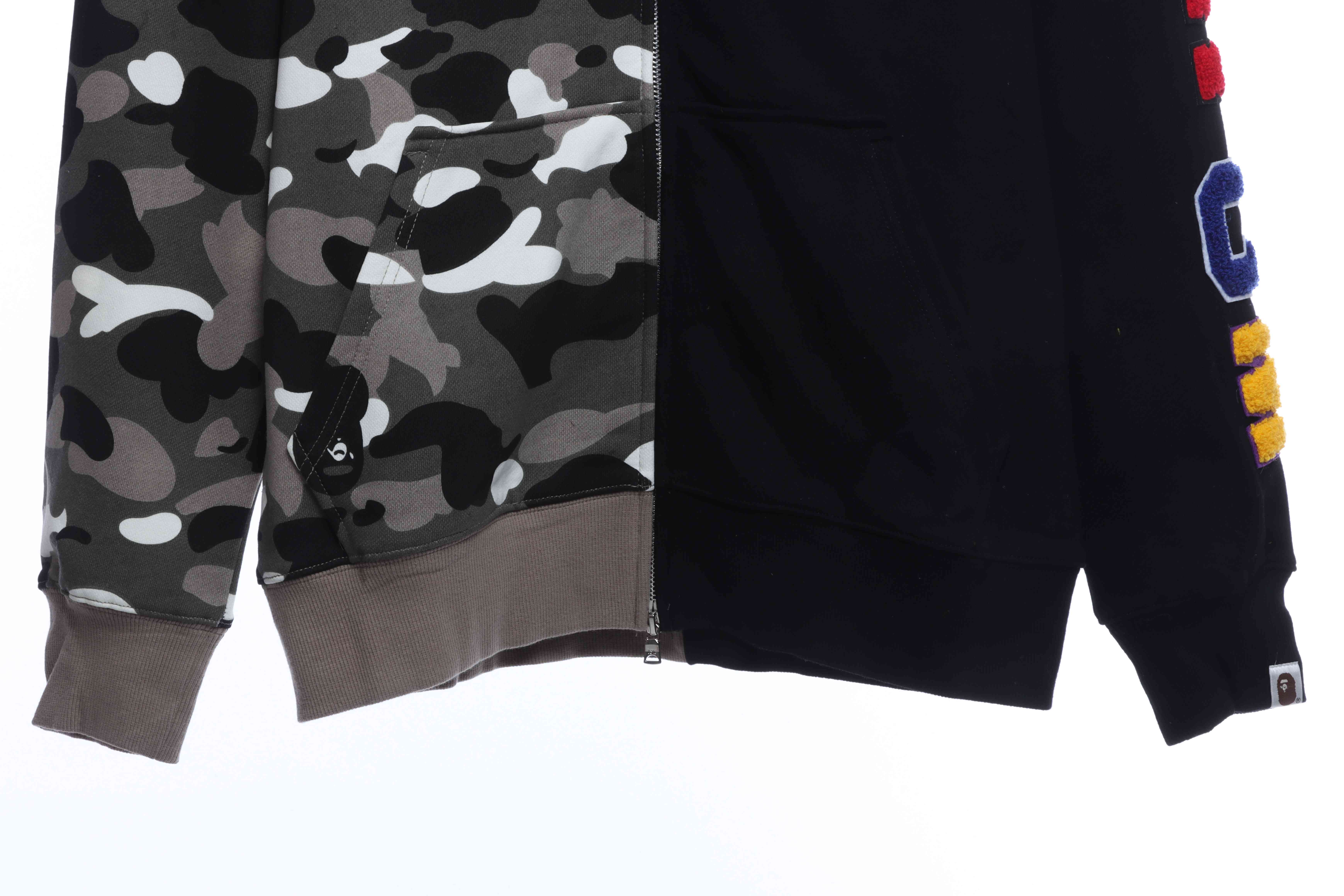 EM Sneakers BAPE Patchwork Camouflage Hoodie