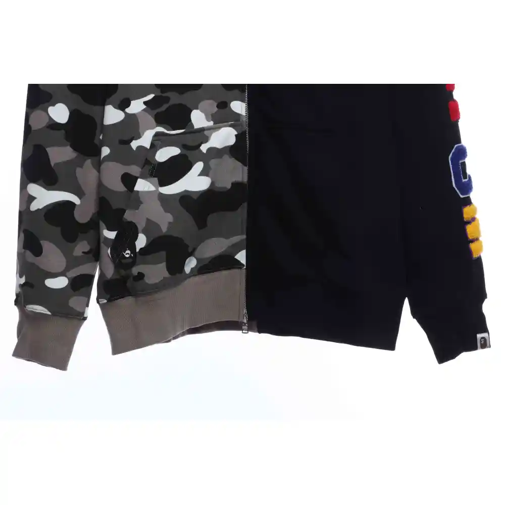 EM Sneakers BAPE Patchwork Camouflage Hoodie