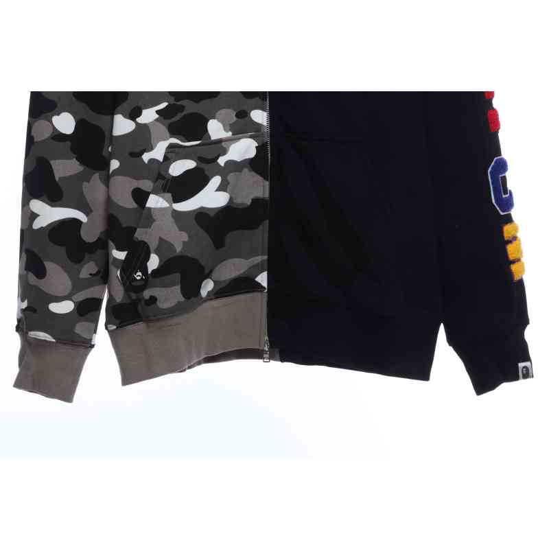 EM Sneakers BAPE Patchwork Camouflage Hoodie