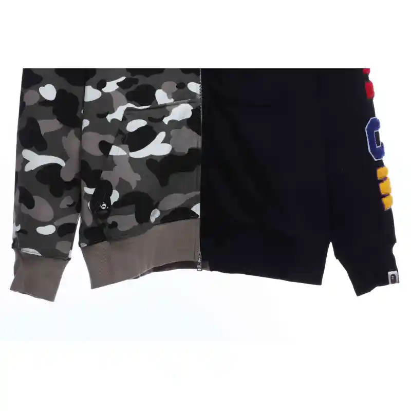 EM Sneakers BAPE Patchwork Camouflage Hoodie