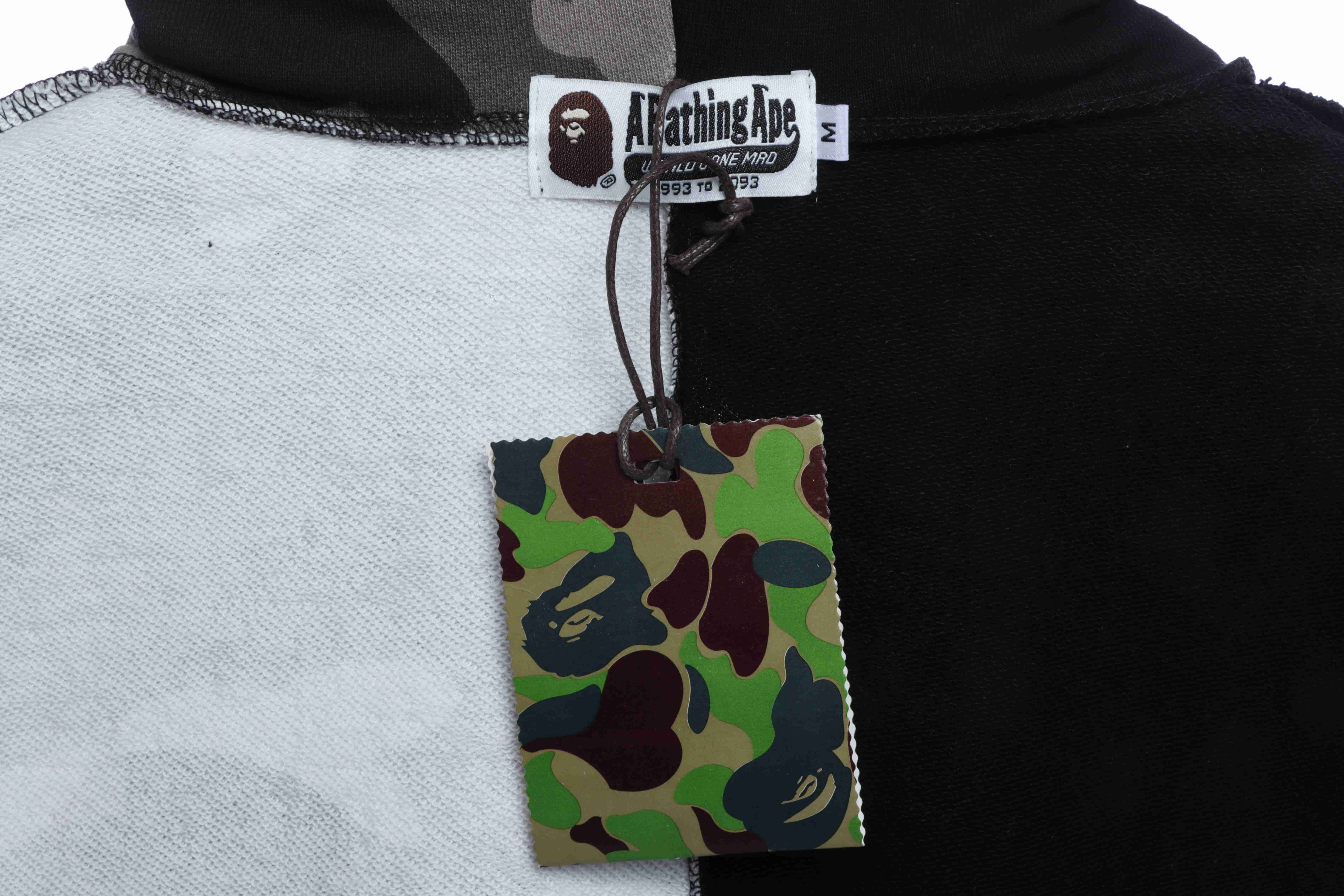 EM Sneakers BAPE Patchwork Camouflage Hoodie