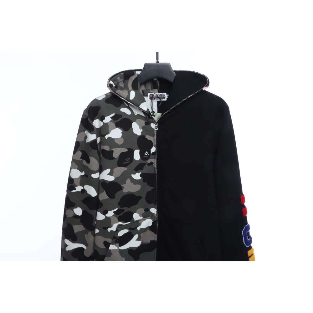 EM Sneakers BAPE Patchwork Camouflage Hoodie