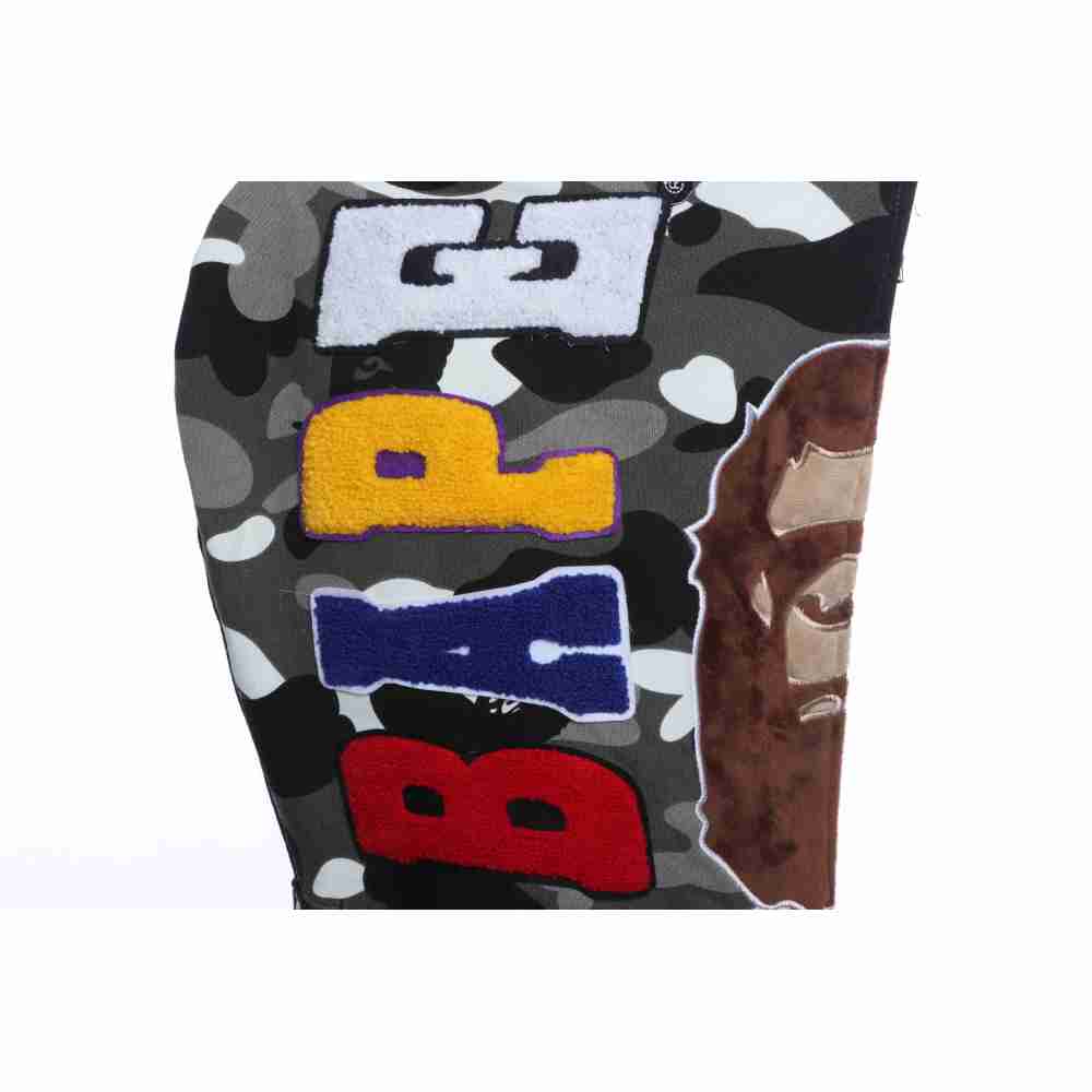 EM Sneakers BAPE Patchwork Camouflage Hoodie