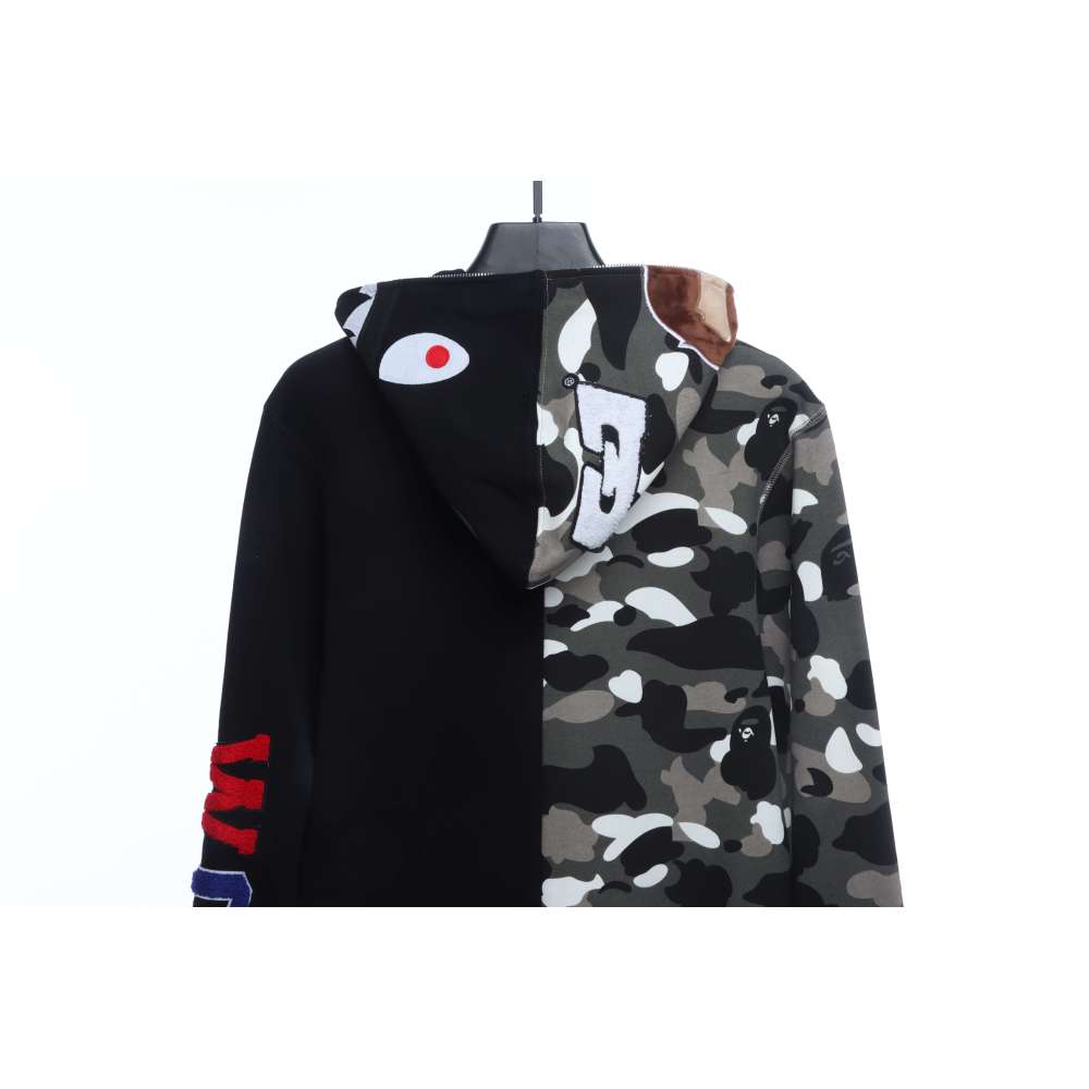 EM Sneakers BAPE Patchwork Camouflage Hoodie