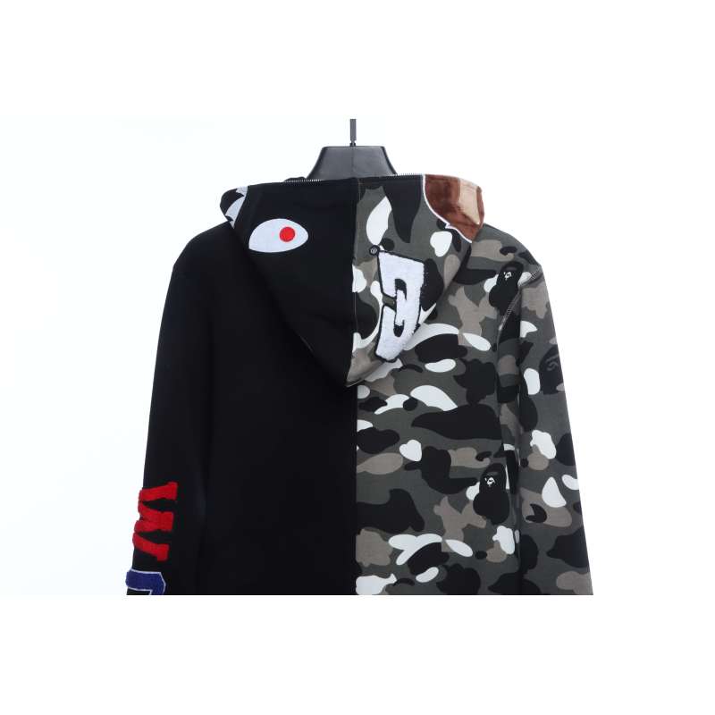 EM Sneakers BAPE Patchwork Camouflage Hoodie