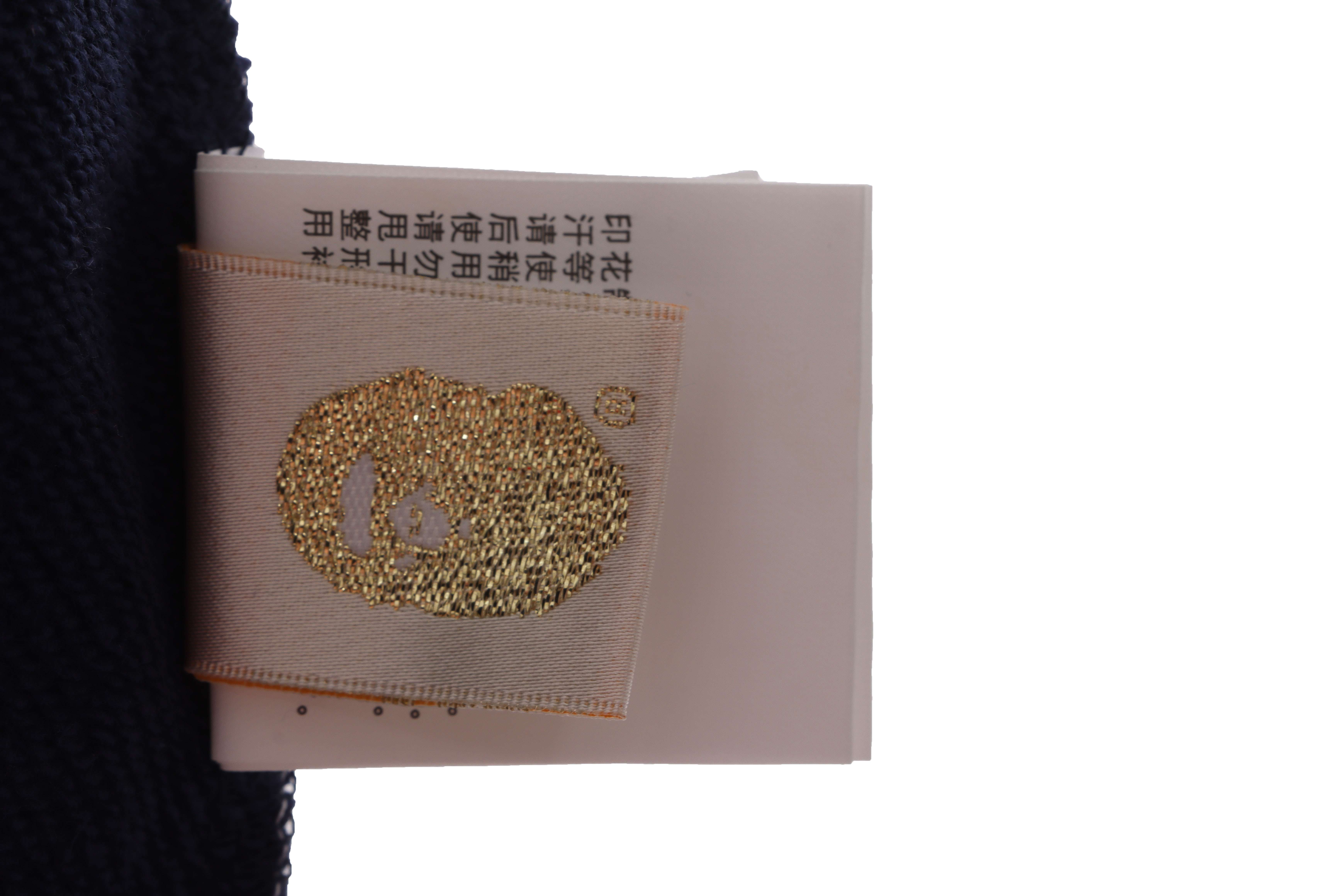 EM Sneakers BAPE Solid Color Stitching Camouflage Shark Hoodie Blue