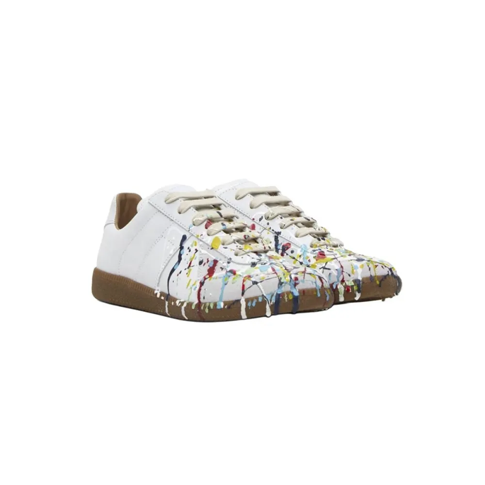 EM Sneakers Maison Margiela White Paint Replica Sneakers