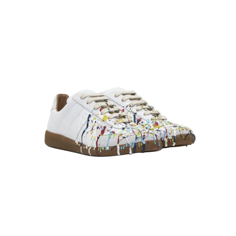 EM Sneakers Maison Margiela White Paint Replica Sneakers