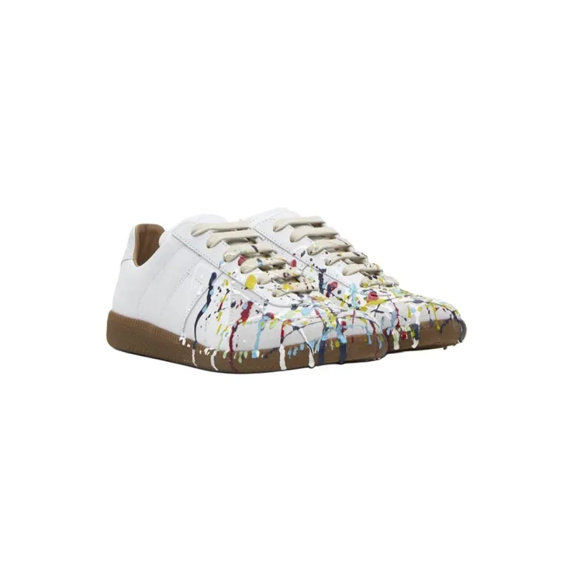 EM Sneakers Maison Margiela White Paint Replica Sneakers