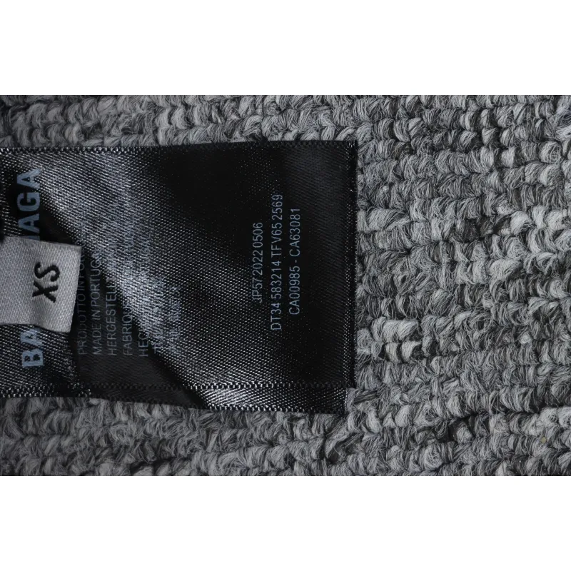 EM Sneakers Balenciaga Parisian Family Distressed Double B Tape Letter Hoodie
