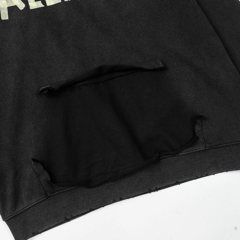 EM Sneakers Balenciaga Parisian Family Distressed Double B Tape Letter Hoodie