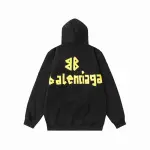 EM Sneakers Balenciaga Parisian Family Distressed Double B Tape Letter Hoodie