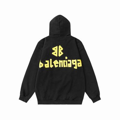 EM Sneakers Balenciaga Parisian Family Distressed Double B Tape Letter Hoodie 02