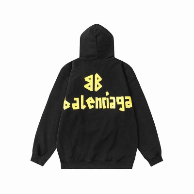EM Sneakers Balenciaga Parisian Family Distressed Double B Tape Letter Hoodie 02