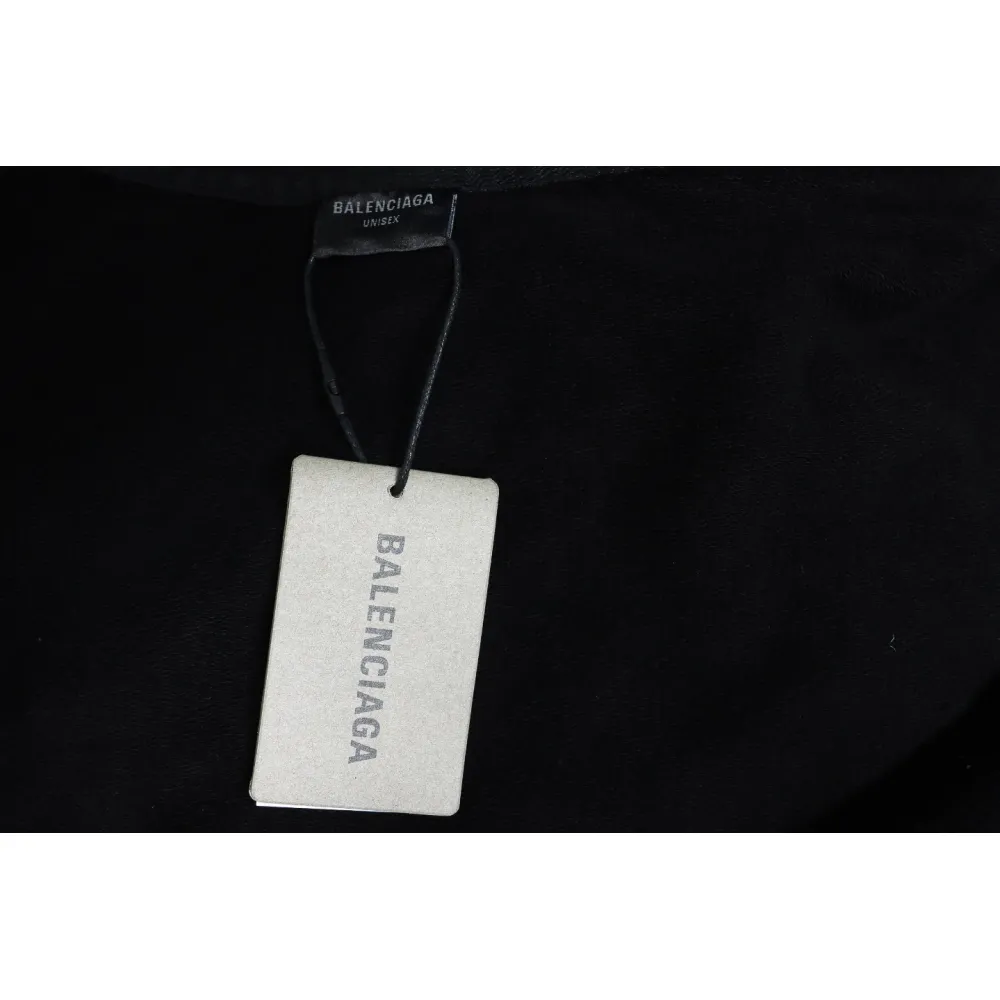 EM Sneakers Balenciaga Parisian Family Distressed Double B Tape Letter Hoodie