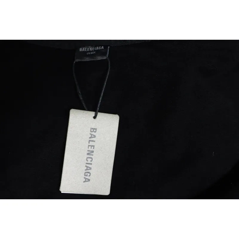 EM Sneakers Balenciaga Parisian Family Distressed Double B Tape Letter Hoodie