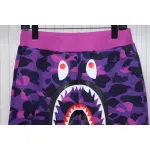 EM Sneakers BAPE Camouflage Shark Mouth Shorts Purple