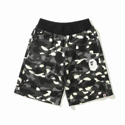 EM Sneakers BAPE Classic Black and White Camouflage Shorts Black & White 02