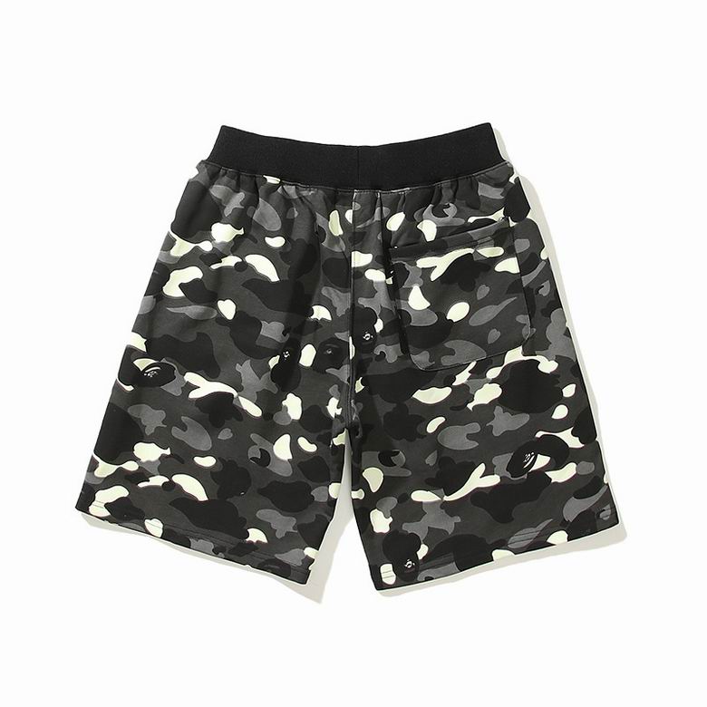 EM Sneakers BAPE Classic Black and White Camouflage Shorts Black & White