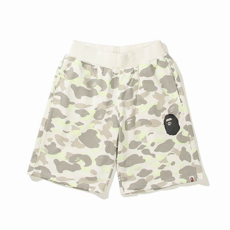 EM Sneakers BAPE Classic Black and White Camouflage Shorts Black & White
