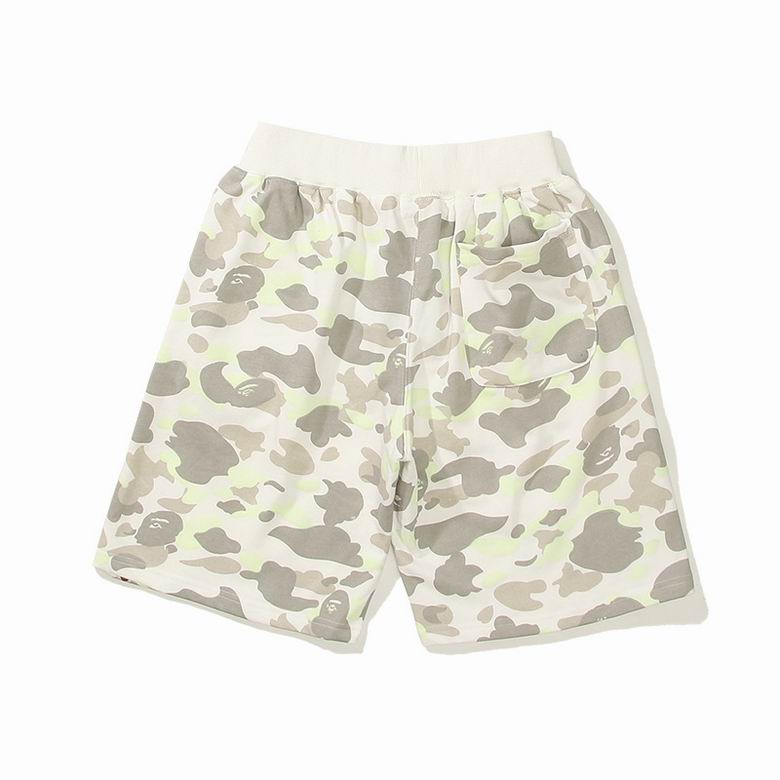 EM Sneakers BAPE Classic Black and White Camouflage Shorts Black & White