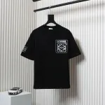 EM Sneakers Loewe T-shirt 24ss Ink Splash Logo Print Black