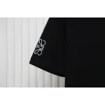 EM Sneakers Loewe T-shirt 24ss Ink Splash Logo Print Black