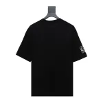 EM Sneakers Loewe T-shirt 24ss Ink Splash Logo Print Black