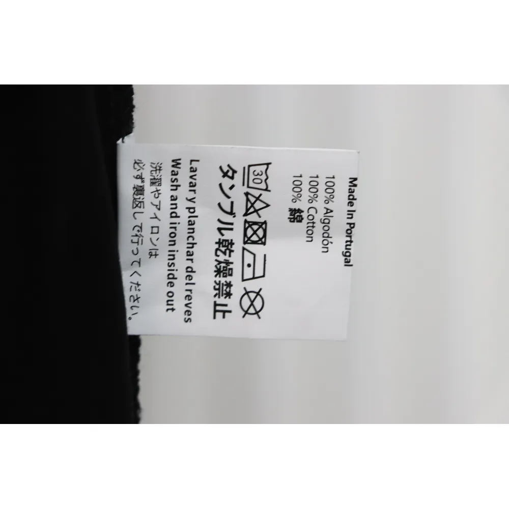 EM Sneakers Loewe T-shirt 24ss Ink Splash Logo Print Black