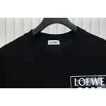 EM Sneakers Loewe T-shirt 24ss Ink Splash Logo Print Black