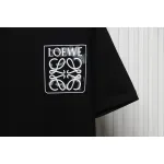 EM Sneakers Loewe T-shirt 24ss Ink Splash Logo Print Black