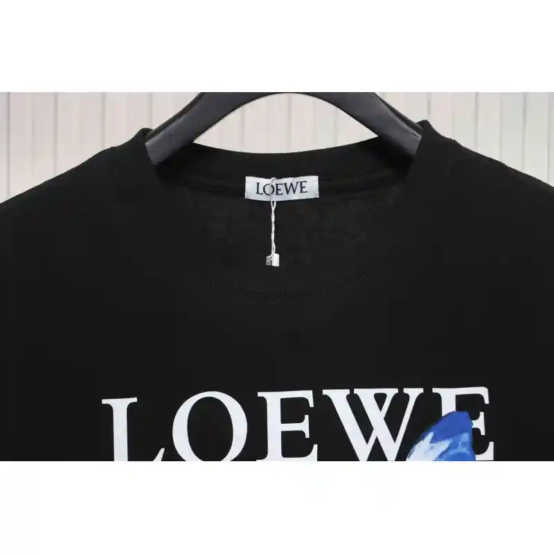 EM Sneakers Loewe T-shirt Butterfly Short Sleeve Black