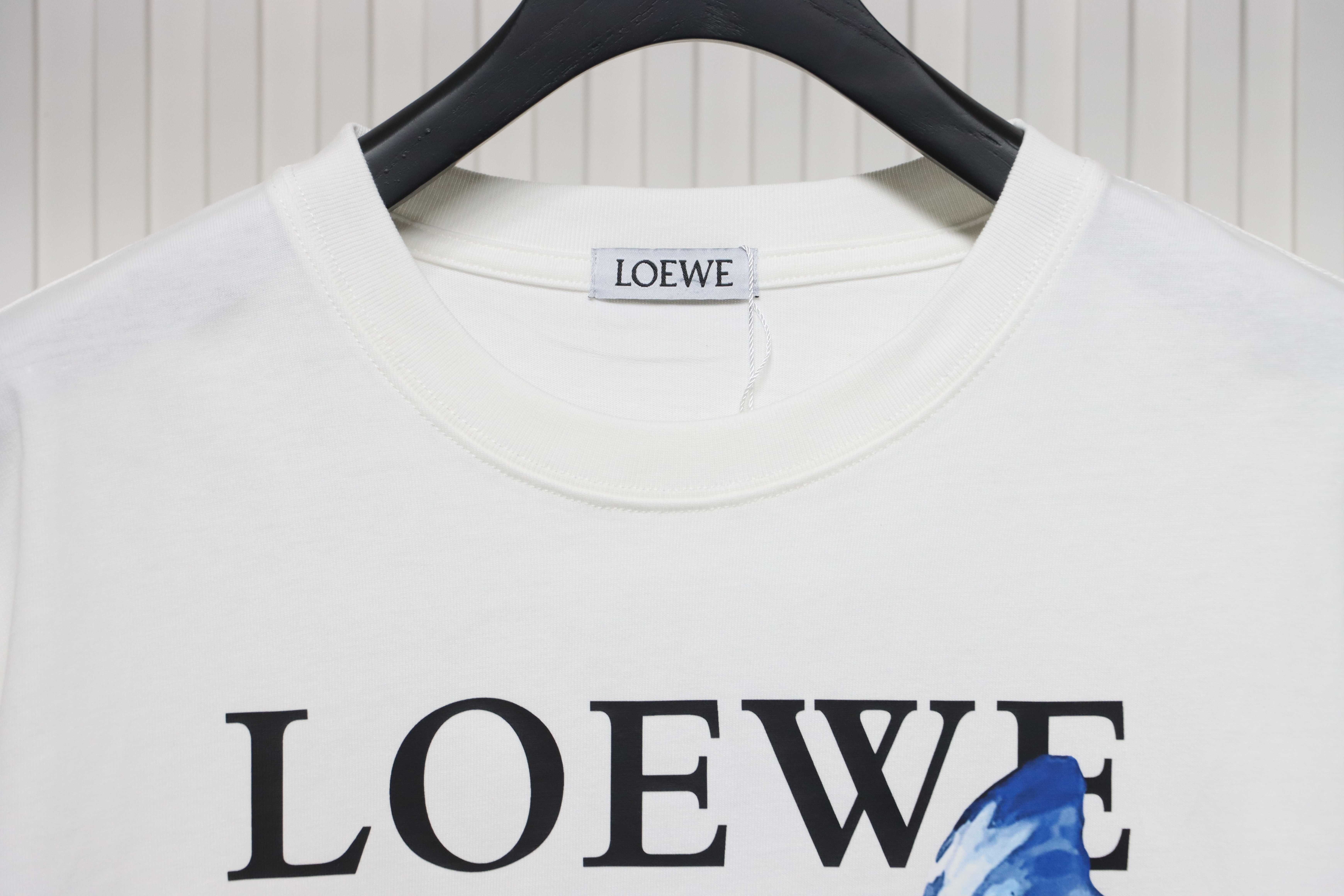 EM Sneakers Loewe T-shirt Butterfly Short Sleeve White