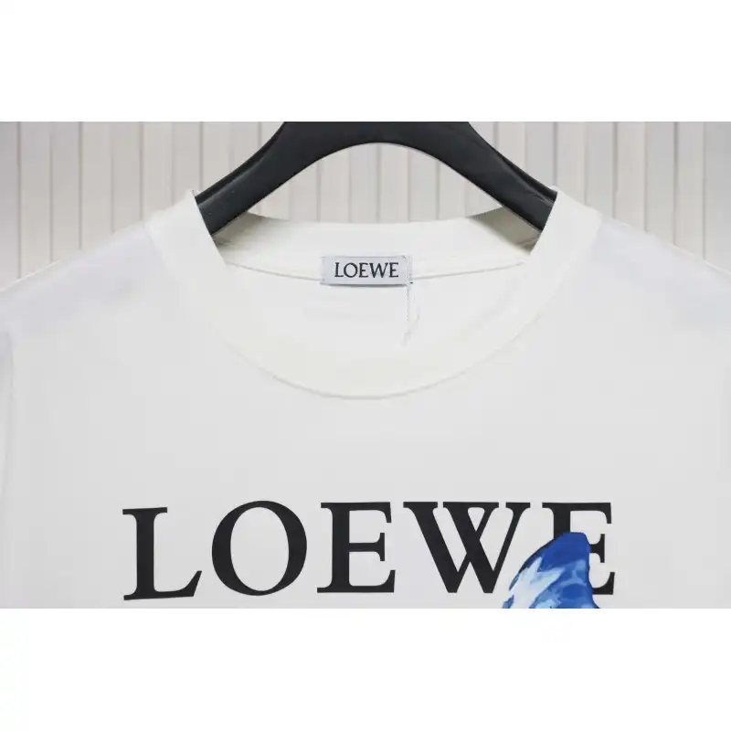 EM Sneakers Loewe T-shirt Butterfly Short Sleeve White