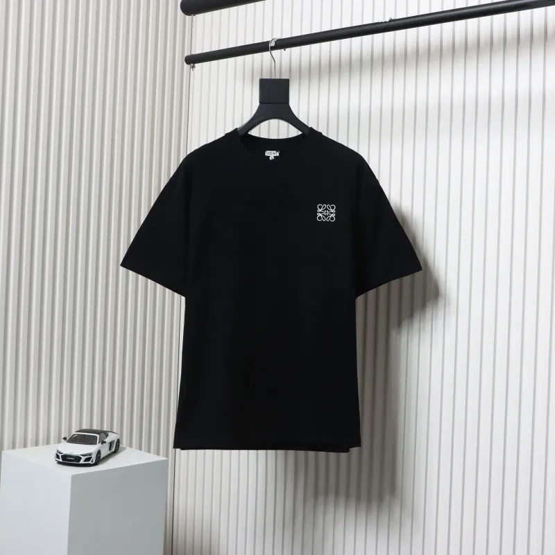 EM Sneakers Loewe T-shirt Classic Embroidered Logo Black