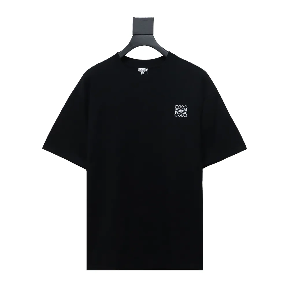 EM Sneakers Loewe T-shirt Classic Embroidered Logo Black