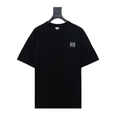 EM Sneakers Loewe T-shirt Classic Embroidered Logo Black 01