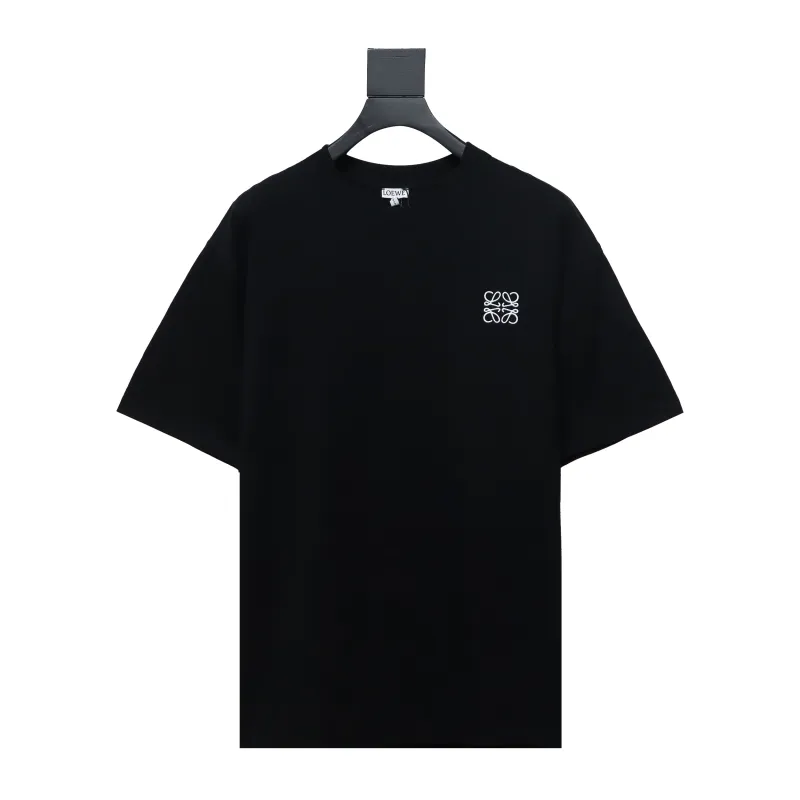 EM Sneakers Loewe T-shirt Classic Embroidered Logo Black