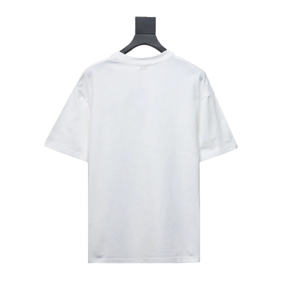 EM Sneakers Loewe T-shirt Classic Embroidered Logo White 02
