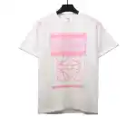 EM Sneakers Loewe T-shirt Graffiti Rendering Print White Pink