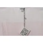 EM Sneakers Loewe T-shirt Graffiti Rendering Print White Pink