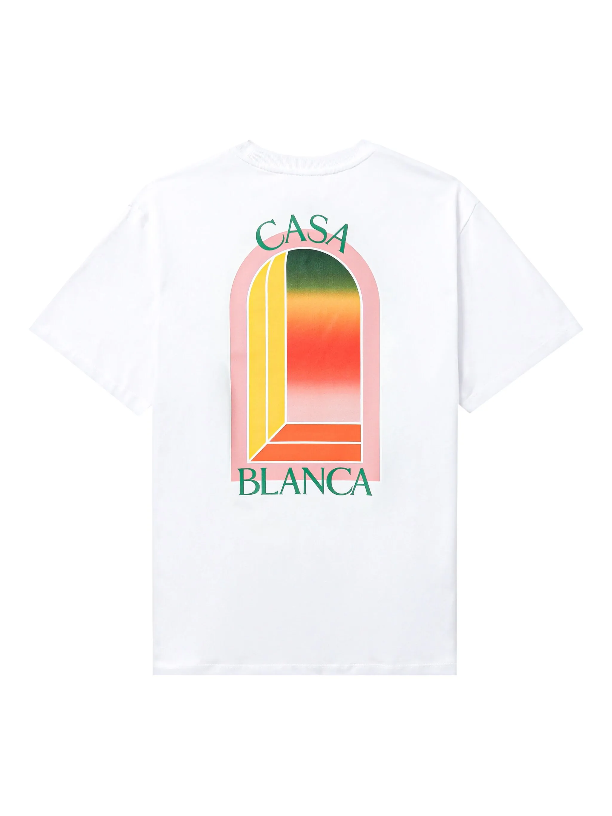 EM Sneakers Casablanca T-Shirt Gradient Arch Logo White