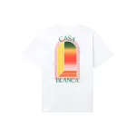 EM Sneakers Casablanca T-Shirt Gradient Arch Logo White