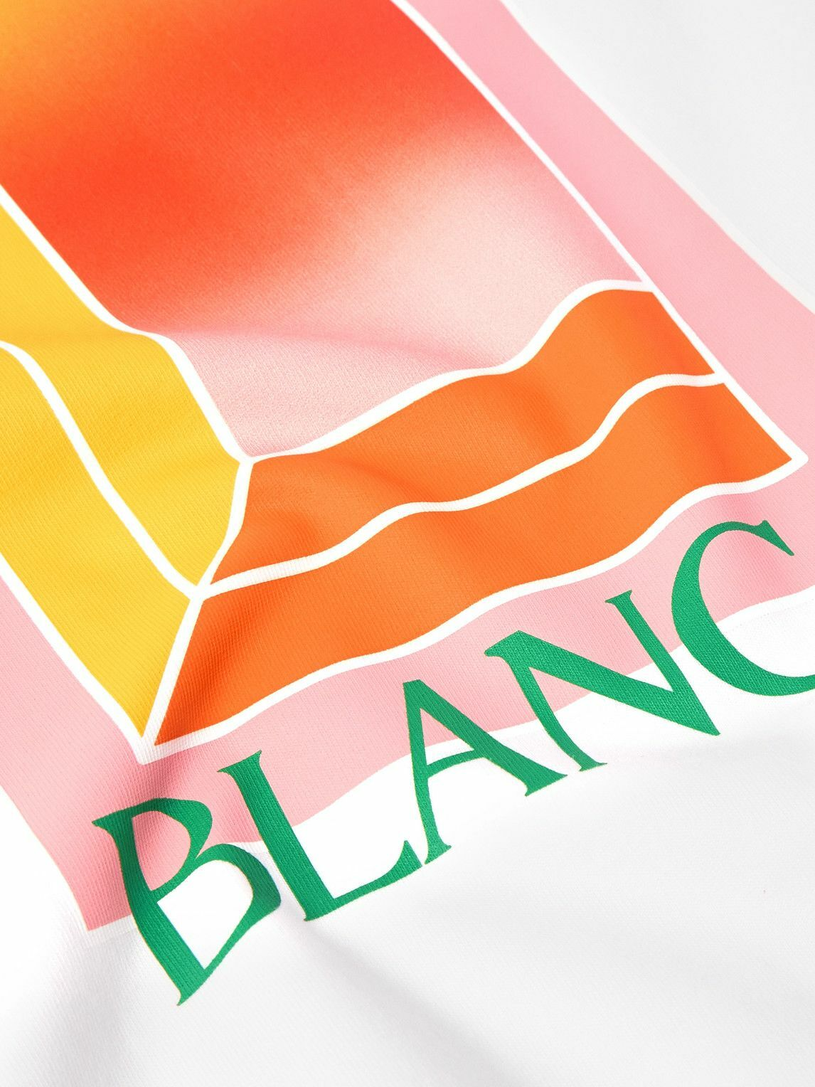 EM Sneakers Casablanca T-Shirt Gradient Arch Logo White